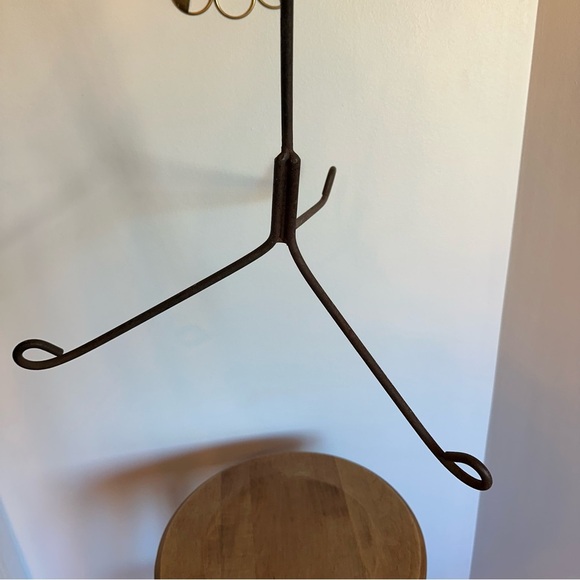 Metal Horse Shoe Umbrella Stand Fireplace Tool Holder Drink Stand Unique Rustic - Picture 11 of 16